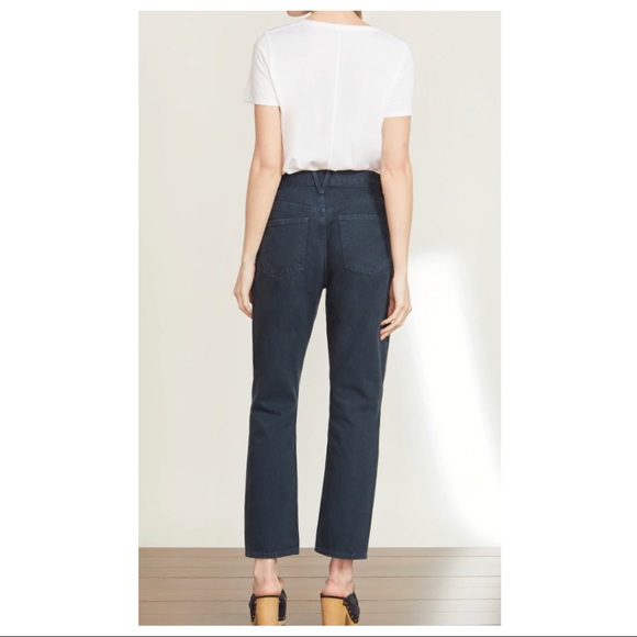 Veronica Beard Ryleigh High Rise Slim Straight Jeans, Petrol Wash, Size 27. NWT - Picture 11 of 13